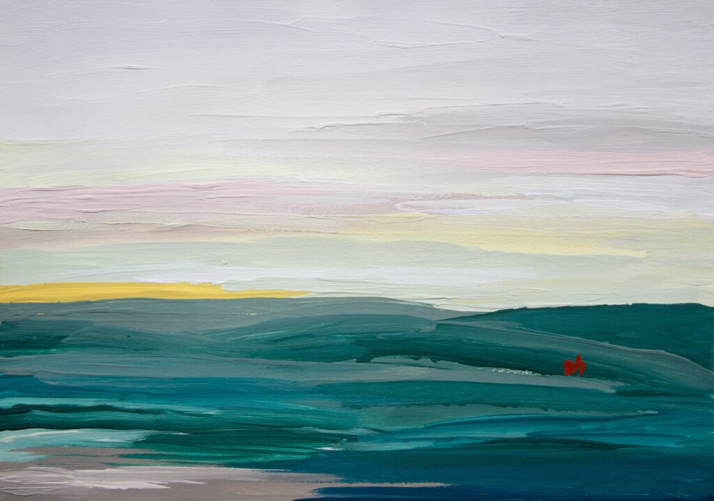 The Michelle Ogundehin x Graphenstone palette in a painting!