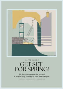 Get Set for Spring Home Therapy™ Workbook ©Michelle Ogundehn/Happy Insiders Club